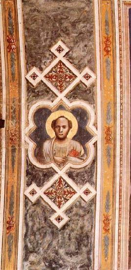 GIOTTO di Bondone Decorative band with figure china oil painting image